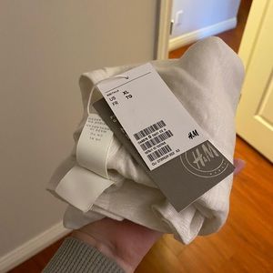 HM premium linen crew neck T shirt